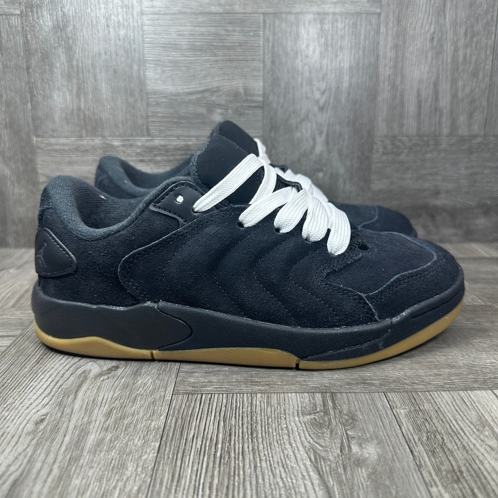 Jordan Session Sneakers Women 6.5 Black Suede Gum Sole Low Top NEW IB5679-001